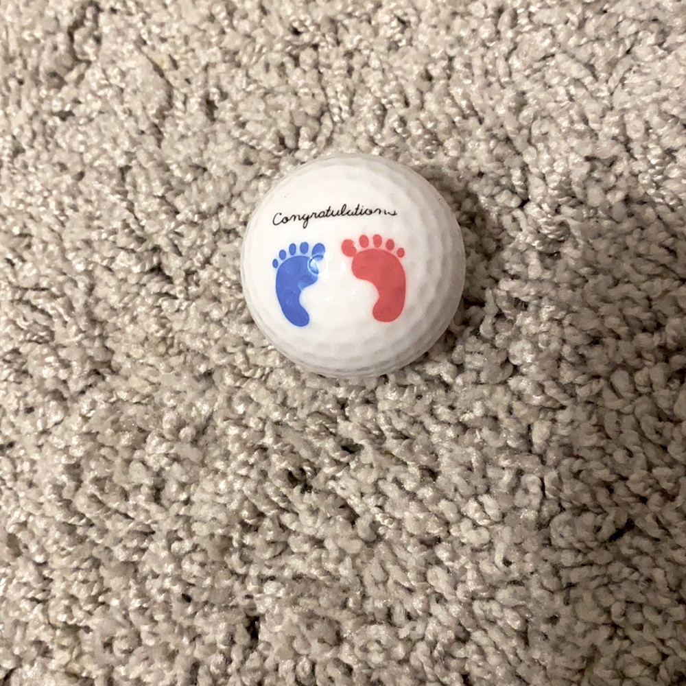 Gender Reveal Pink Golf Ball